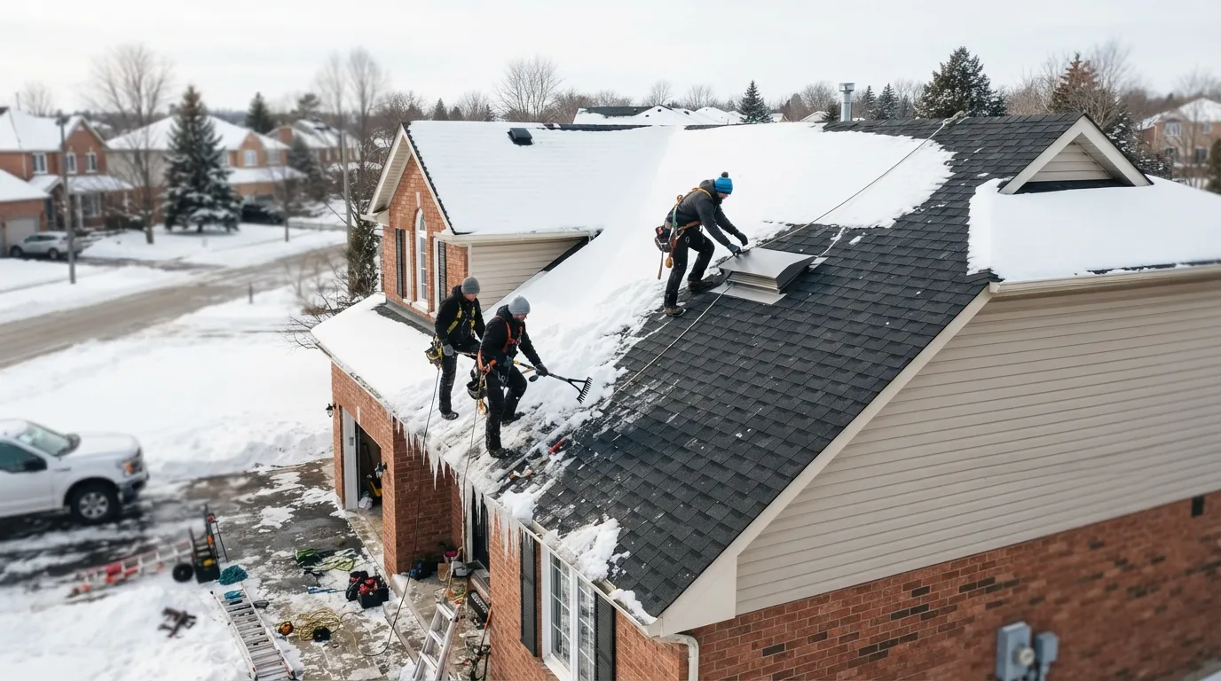 Resolving ice dams and improving attic ventilation in Whitchurch-Stouffville